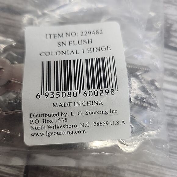 Colonial 1 HINGE SN FLUSH 5Pack 229482 [86] - Picture 6 of 11